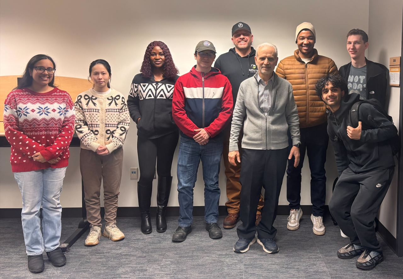 Dr. Seyed Allameh with his students